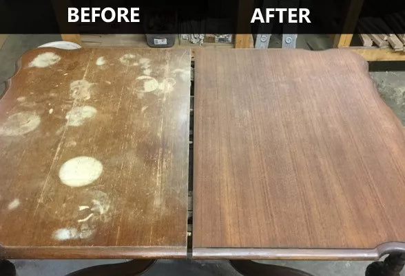 How to get permanent marker off wood table