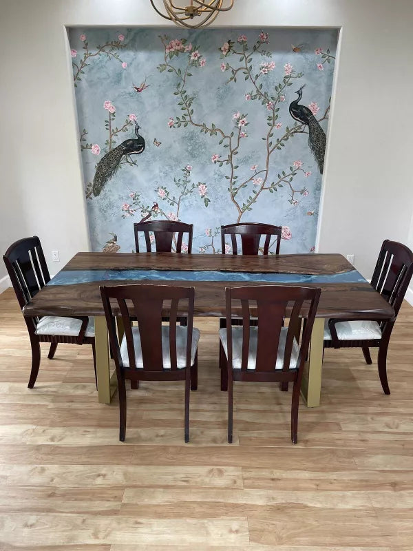 What is an epoxy river table?