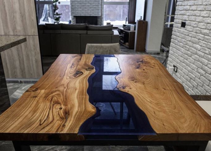 How to Finish a Table Top with Epoxy
