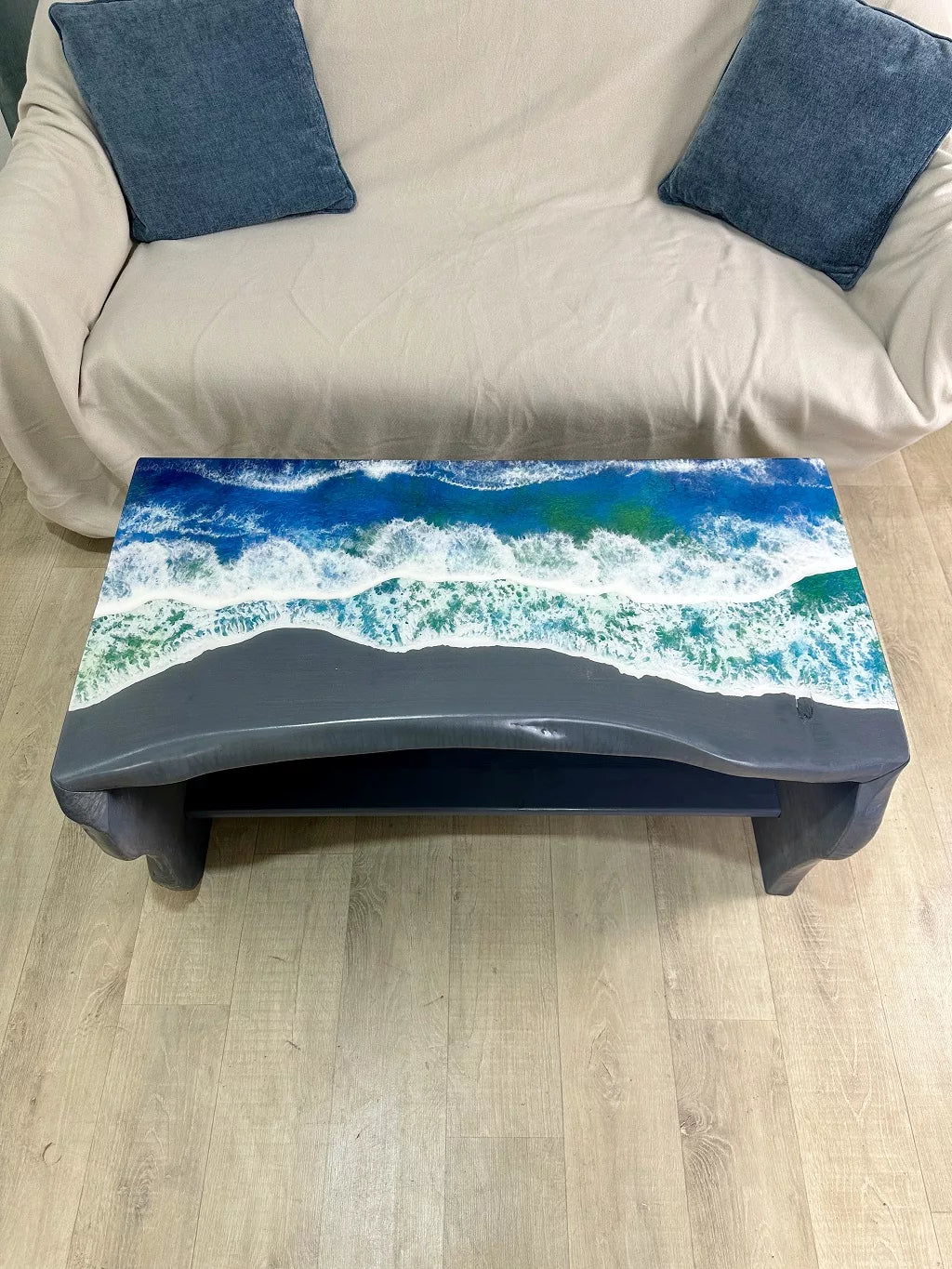 Epoxy Waterfall Tables