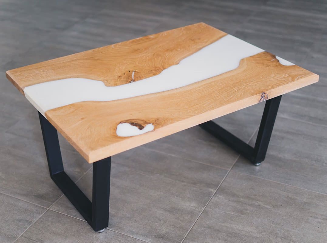 Snow Wood Natural Dining Table