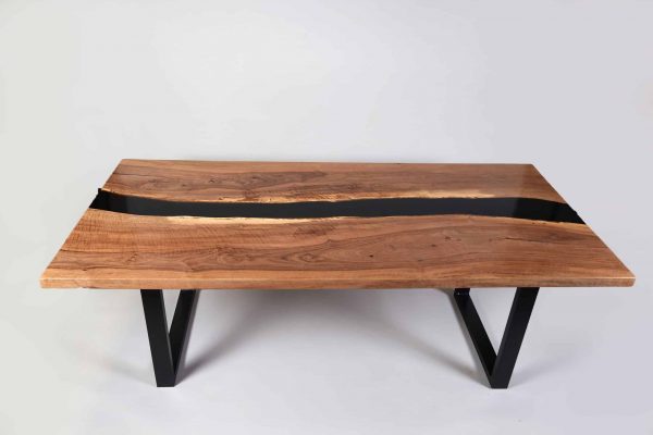 Black Walnut River Dining Table – 38″ (width) 2 feets