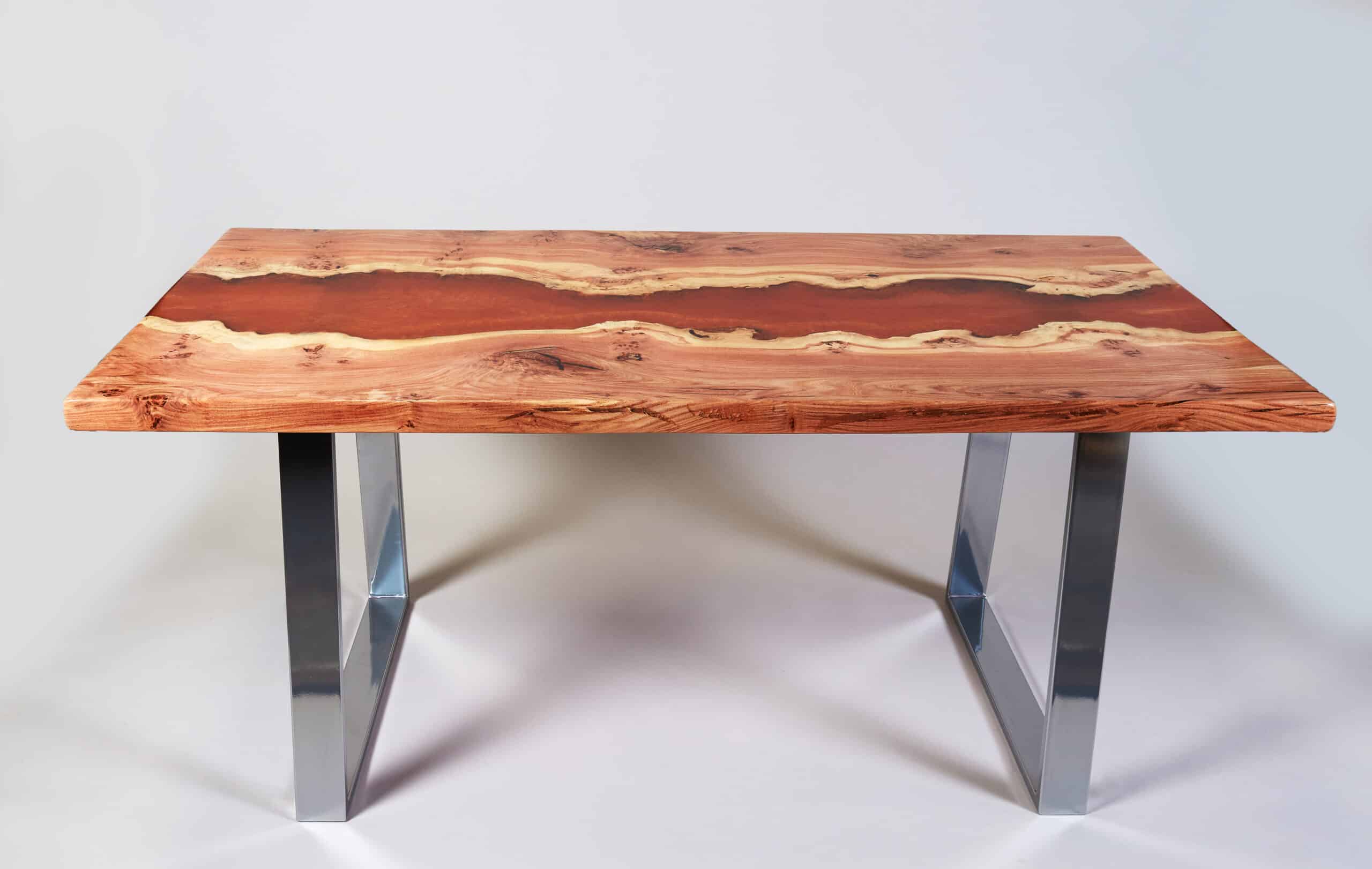 Gold River Natural Wood Table – 38″ (width) 2 feets