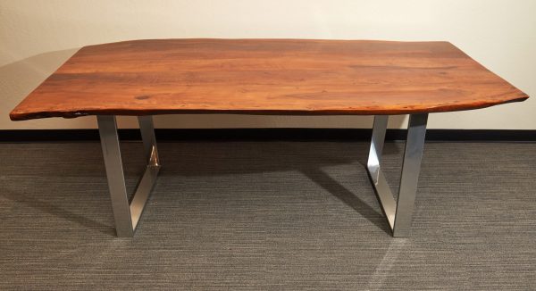 Walnut Symphony Live Edge Dining Table