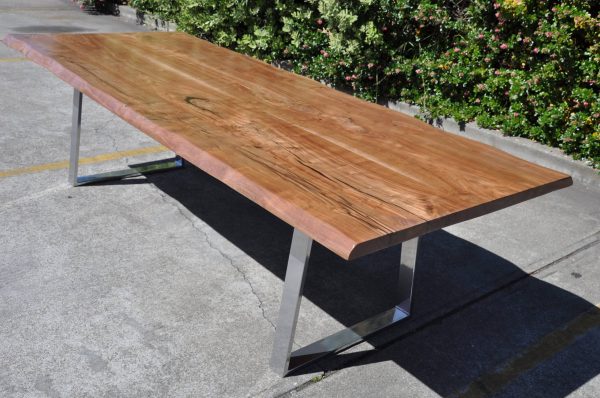 Rustic Black Walnut Live Edge Dining Conference Table