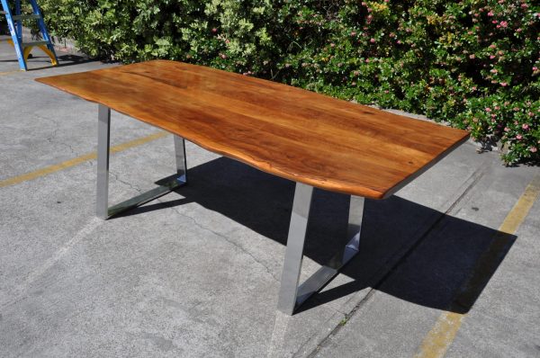 Walnut Symphony Live Edge Dining Table