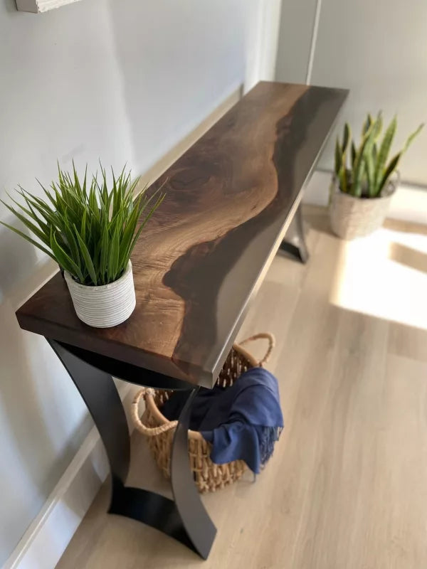 Ebony Elegance Console Table