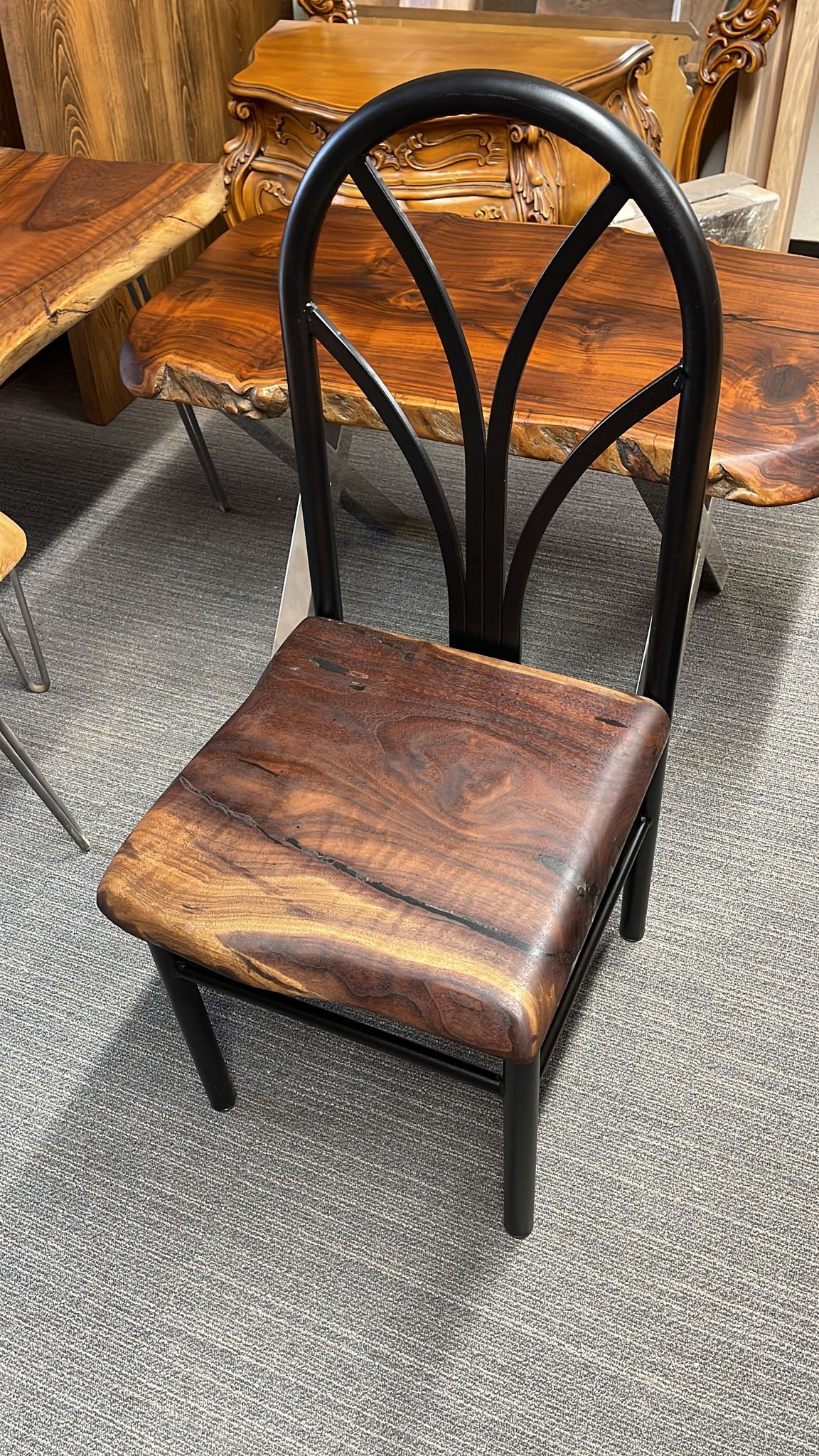 Black Walnut Solid Wood Stool