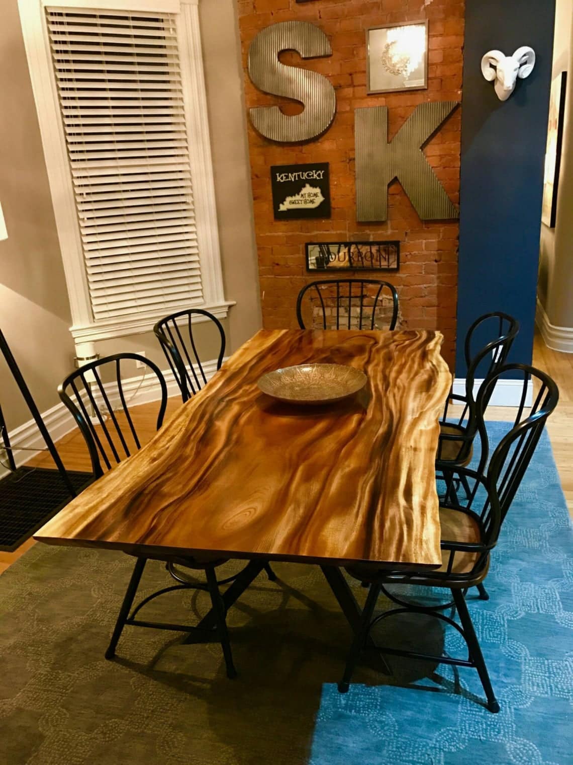 Monkey Pod Dining Room Table 2 feet