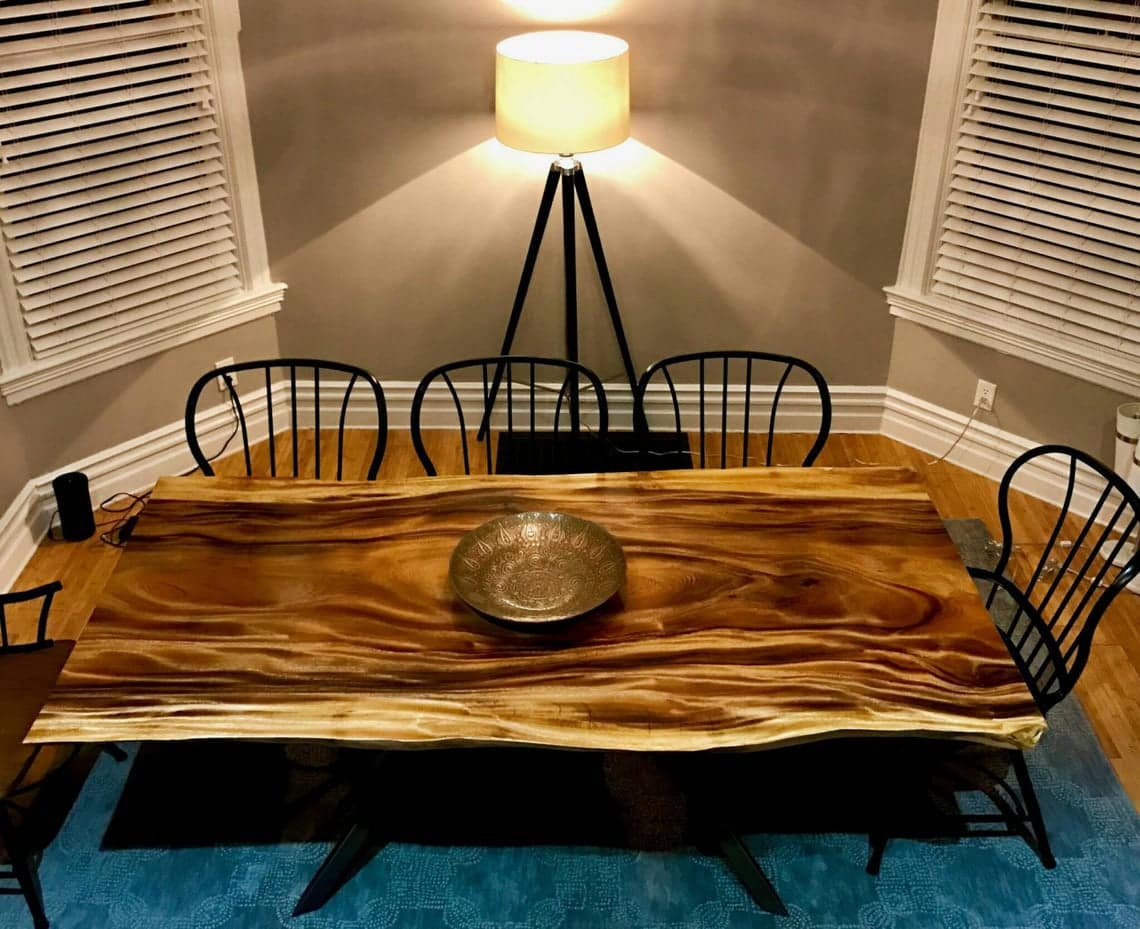 Monkey Pod Dining Room Table 2 feet