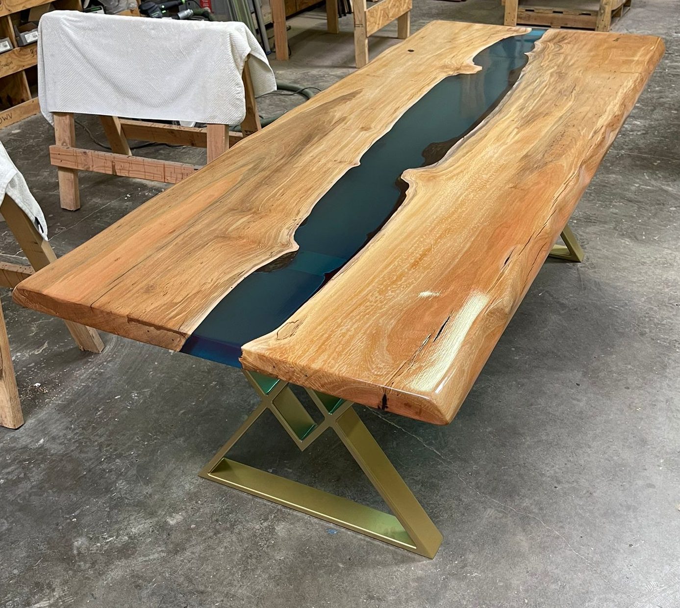 Bog Oak Epoxy Resin Table