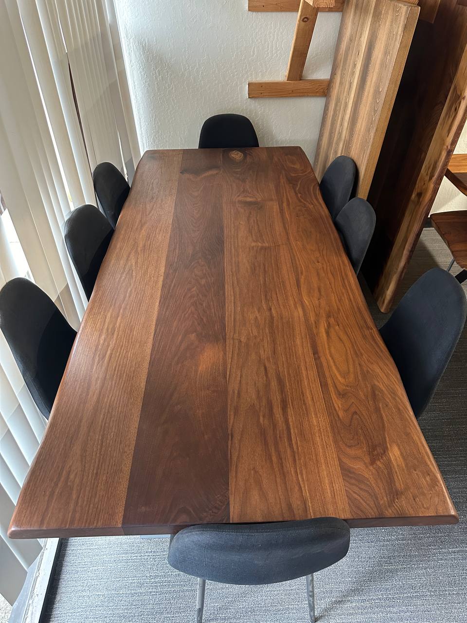 American Walnut Dining Table for 8 People