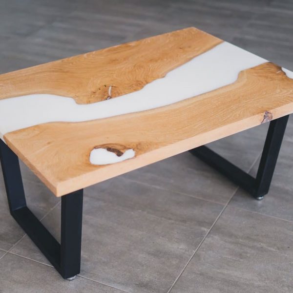 Snow Wood Natural Dining Table