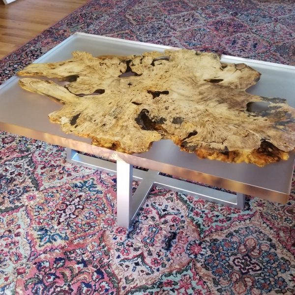 Clear Casted Coffee Table