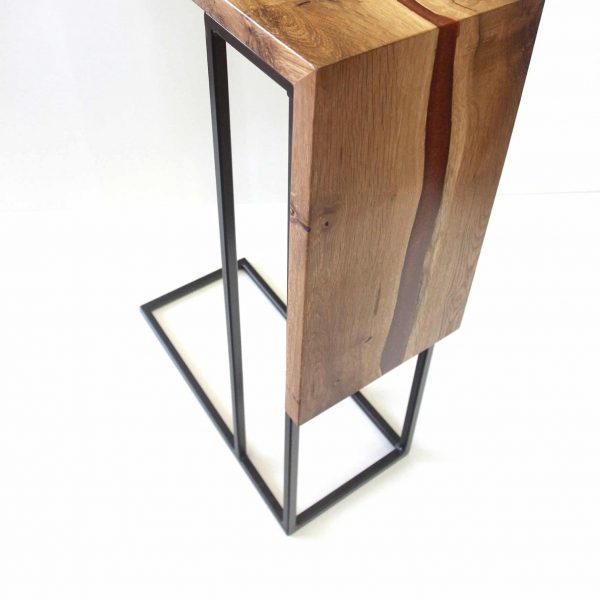 Epoxy side table, C-table