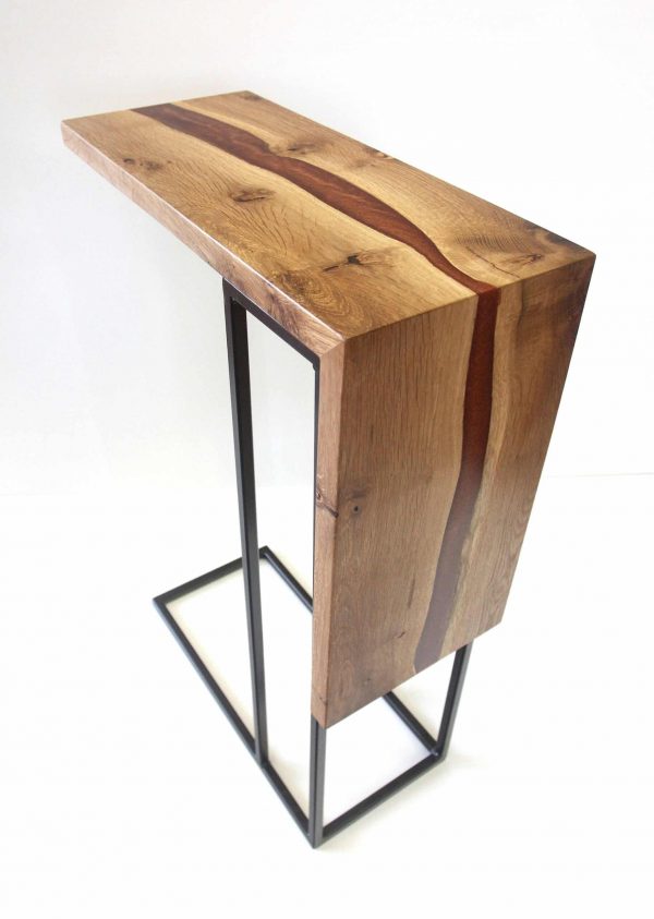 Epoxy side table, C-table