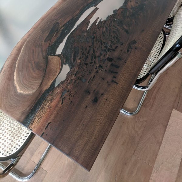 Epoxy and Wood Conference Table