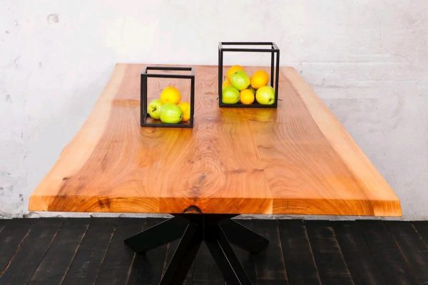 Outdoor Dinner Live Edge Wood Table