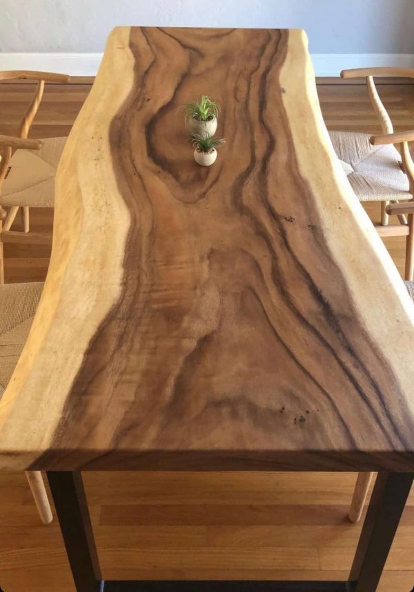 Oak Modern Wood Dining Table