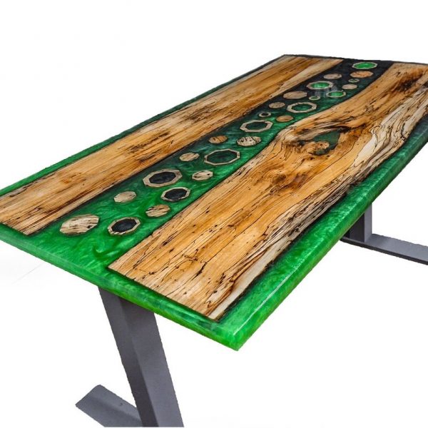 River Coffee Computer Table