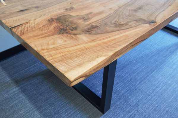 Black Walnut Dining Table with Stitches [San Francisco Bay Area]