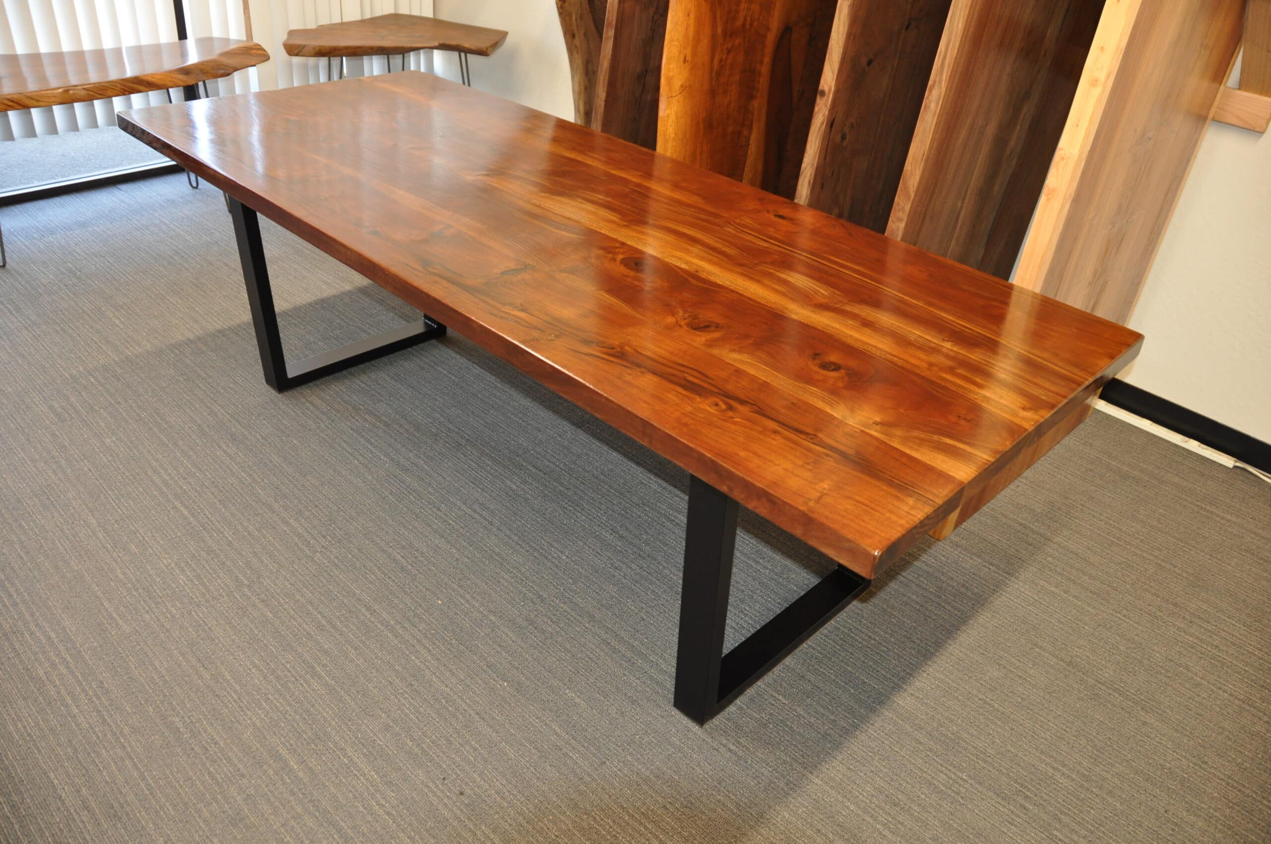Wood Conference Table for Office Large Dining Table Made With Reclaimed  Wood Modern Office Furniture Wood Table Farmhouse Wood Tables 