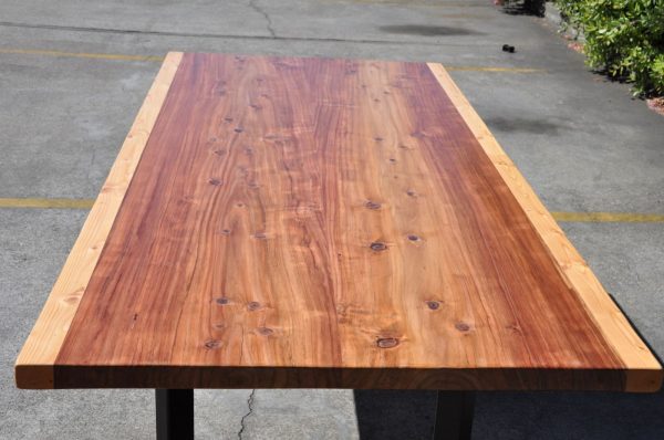 Natural Redwood Conference Dining Table